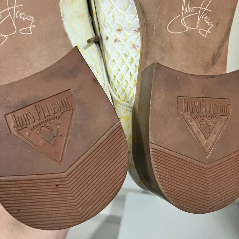 *Barely Worn* 2019 Fluevog Modvog ACE FACE! Snake, Size Men's 5 (Women's 8.5)! - Picture 11 of 13